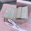 Fake Miu Miu Pocket Wallet Beige - high-end replica designer purse