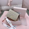 Fake Miu Miu Pocket Wallet Beige - best quality fake designer bag