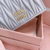 Fake Miu Miu Pocket Wallet Light Blue - 1:1 premium replica handbag