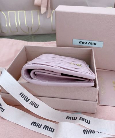 Replica Miu Miu Pocket Wallet Pink - 1:1 premium replica handbag
