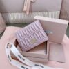 Replica Miu Miu Pocket Wallet Pink - high-end replica designer purse