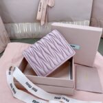 Replica Miu Miu Pocket Wallet Pink - premium superclone handbag