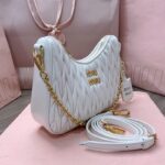 Replica Miu Miu Matelassé White