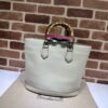 Fake Gucci Diana Medium Tote Bag White - elite factory replica handbag