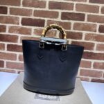 Replica Gucci Diana Medium Tote Bag Black - elite factory replica handbag