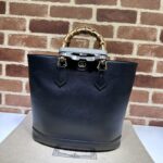 Replica Gucci Diana Medium Tote Bag Black