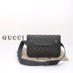 Réplica Gucci Ophidia GG Cintura pequeña Gris