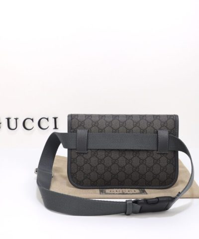 Fake Gucci Ophidia GG Small Waist Grey - elite factory replica handbag