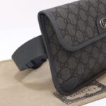 Réplica Gucci Ophidia GG Cintura pequeña Gris