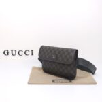 Réplica Gucci Ophidia GG Cintura pequeña Gris