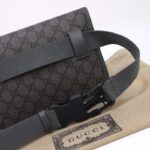 Réplica Gucci Ophidia GG Cintura pequeña Gris