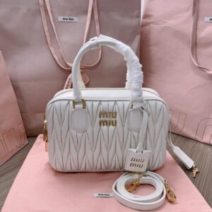 Replica Miu Miu Arcadie Medium White - elite factory replica handbag