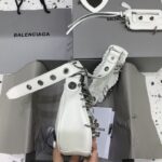 Réplica da bolsa Balenciaga Le Cagole branca - réplica premium 1:1