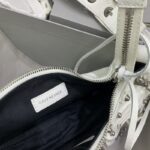 Réplica da bolsa Balenciaga Le Cagole branca - réplica de bolsa de luxo acessível