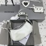 Réplica da bolsa Balenciaga Le Cagole branca - superclone de alta qualidade