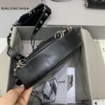 Replica Balenciaga Le Cagole Nero Argento - borsa replica premium 1:1
