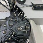 Replica Balenciaga Le Cagole Nero Argento - replica di borsa di alta qualità firmata