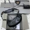 Replica Balenciaga Le Cagole Black Silver - premium superclone handbag