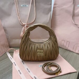 Fake Miu Miu Wander Brown - best quality fake designer bag
