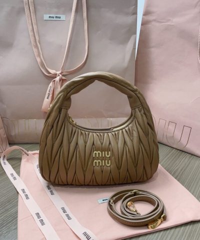 Fake Miu Miu Wander Brown - best quality fake designer bag