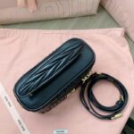 Replica Miu Miu Cosmetic Bag Black - 1:1 premium replica handbag