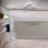 Fake Miu Miu Cosmetic Bag Milk Tea - high-quality designer bag dupe