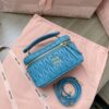 Replica Miu Miu Cosmetic Bag Blue - high-end replica designer purse