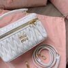 Fake Miu Miu Cosmetic Bag White - best quality fake designer bag
