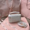 Fake Miu Miu Cosmetic Bag White - 1:1 premium replica handbag