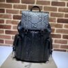 Replica Gucci Medium Backpack Full Black - elite factory replica handbag