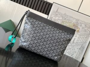 Replica Goyard Conti Pouch Grey - 1:1 premium replica handbag