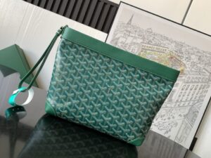 Replica Goyard Conti Pouch Green - ultra-realistic fake purse