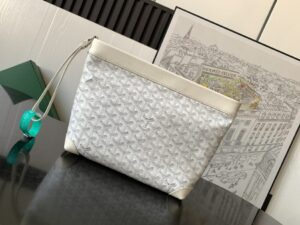 Replica Goyard Conti Pouch White - designer handbag clone