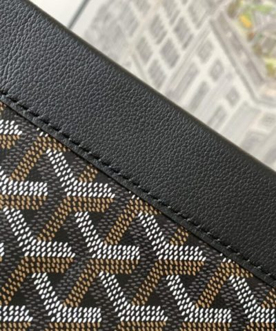 Fake Goyard Conti Pouch Black - designer handbag clone