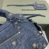 Replica Balenciaga Le City Denim - premium superclone handbag
