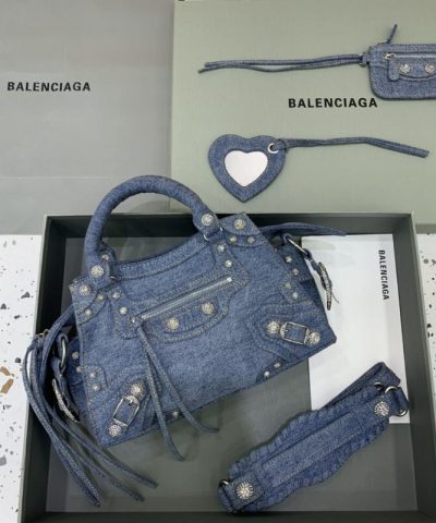 Replica Balenciaga  Le City Denim - affordable designer bags
