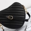 Fake Gucci Interlocking G Mini Heart Black - best quality fake designer bag
