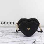 Replica Gucci Interlocking G Mini Heart Black