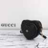 Fake Gucci Interlocking G Mini Heart Black - ultra-realistic fake purse