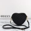 Fake Gucci Interlocking G Mini Heart Black - ultra-realistic fake purse