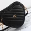 Fake Gucci Interlocking G Mini Heart Black - ultra-realistic fake purse