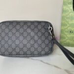 Ρεπλίκα Gucci Ophidia GG Clutch Γκρι - τσάντα ρεπλίκα εργοστασίου Elite