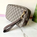 Replica Gucci Ophidia GG Clutch Beige - premium superclone handbag