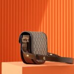 Replica Gucci Horsebit 1995 Semi – Circular Canvas - 1:1 premium replica handbag