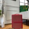 Replica Goyard Bourget Travel Suitcase Red - elite factory replica handbag