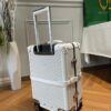 Replica Goyard Bourget Travel Suitcase White - high-quality designer bag dupe