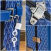 Replica Goyard Bourget Travel Suitcase Blue - top-grade luxury bag dupe