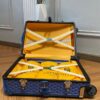 Replica Goyard Bourget Travel Suitcase Blue - best quality fake designer bag