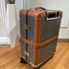 Fake Goyard Bourget Travel Suitcase Brown - 1:1 premium replica handbag