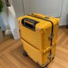 Replica Goyard Bourget Travel Suitcase Yellow - best quality fake designer bag